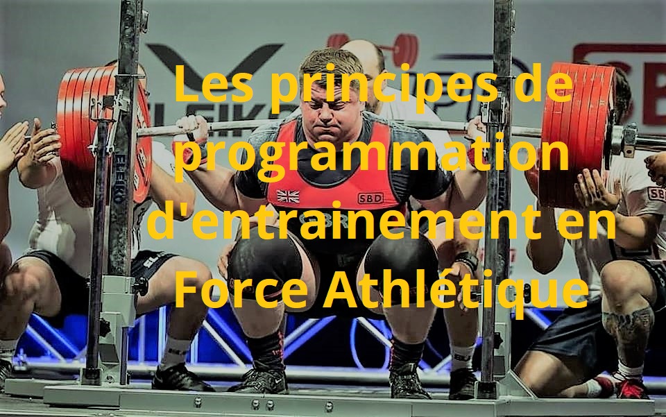Les principes de programmation d’entrainement en Force Athlétique
